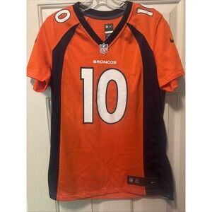 Women's NFL Jerry Jeudy Orange Denver Broncos Player Game Jersey Size Medium